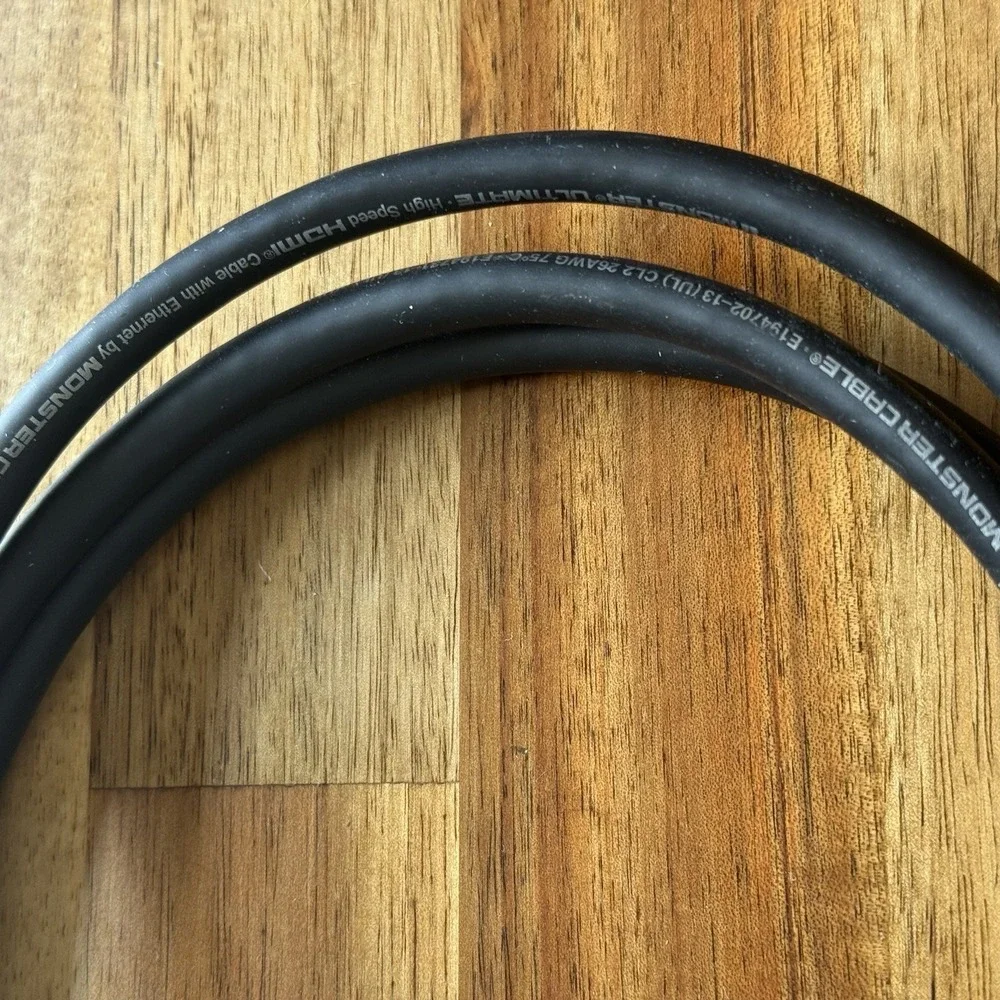 Monster 5ft UltraHD Black Platinum 4K Ultimate High Speed HDMI Ethernet Cable